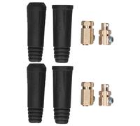 Welding Quick Coupler Connector for 10-25mm² Cable | 200 Current, Oxidation - Inhibiting Galvanized Screws | Weatherproof & High - Heat Tolerant Socket Plug Fittings |