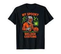 Welding Skeleton My Spooky Saldatore Costume Divertente Uomo Halloween Maglietta