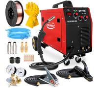 Weldman Micro MIG 200 - Saldatrice a Filo Continuo con Gas da 200A - Saldatura: MIG/MAG, MMA, Flux - Saldatrice Multiprocesso con Telaio - Tecnologia IGBT - Set Basic