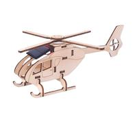 Weldphur Aereo In Legno | Elicottero ad Energia Solare,Gioco Puzzle Costruzione Modellino Creativo Per Ragazzi Decorazione Casa Educazione Bambini