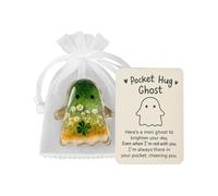 Weldphur Biglietti tascabili di Halloween, con ciondoli di Halloween, con carte di supporto, figure motivazionali portatili per studio, viaggi, vacanze, bambini, adulti, colleghi, famiglia