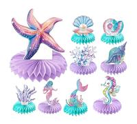 Weldphur Centrotavola A Tema per Tavoli | Decorazioni Tavolo Party A d'Ape,Decorazioni Compleanno sotto Il Mare | per Casa Compleanno Matrimonio Battesimo Femminile Ragazze