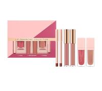 Weldphur Kit Trucco Labbra, Set Lucidalabbra Tinto Donna a Lunga Tenuta, Kit Trucco Labbra 6 Pezzi per Signorine Ragazze Quotidiano Festa Pendolarismo Viaggio Appuntamento