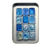 Weldphur Set di pittura ad glitterato per bambini, kit di pittura interattiva a 12 colori, portatile, per bambini, principianti, artisti, scuola, scuola, compleanno, ragazze, ragazzi