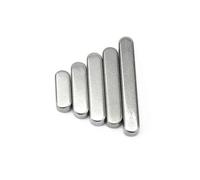 WELDRIC 1/10 pz M3 M4 M5 M6 M8 M10 M12 M14 GB1096A Rettangolo in acciaio inossidabile 304 Estremità tonda Tipo A Chiave piatta parallela Albero di centraggio Spilla(1pc 12x8mm (Sxh),70mm)