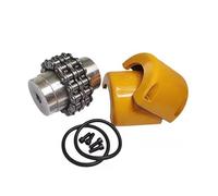 WELDRIC Accoppiamento a rulli 1PC Giunto a Catena KC Roller GL con alloggiamento Connettore for pignone ingranaggio Coppia Elevata(KC6018 Hole 54-54)