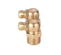 WELDRIC Ingrassatori in Ottone M4 M5 M12 M14 M16 M20 Filettatura dritta/45°/90° NTP1 G1 G3 Ingrassatore in Ottone(90 Degree,G1I4-19-1PCS_Brass)