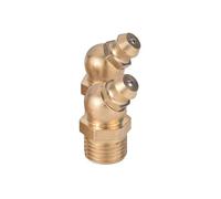 WELDRIC Ingrassatori in Ottone M4 M5 M12 M14 M16 M20 Filettatura dritta/45°/90° NTP1 G1 G3 Ingrassatore in Ottone(45 Degree,G1I2-14-1PCS-1PCS_Brass)