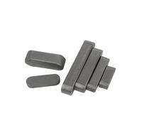 WELDRIC M3 M4 M5 M6 M8 M10 M12 M14 M16 35# Acciaio GB1096 Tipo A Chiavi parallele for albero di trasmissione con chiave a piuma estremità arrotondata(M12x8-10pcs,70mm)