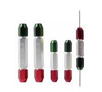 WELDRIC Maniglia per Calibro Go No Go Supporto for morsetto rosso e verde CNC for calibro ad ago, doppia testa, maniglia a perno, strumento di misurazione della spina va non vai(5-6)