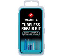 Weldtite Kit riparazione Tubeless MTB – corde, raspa, strumenti per occhielli, coltello