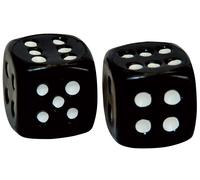 Weldtite TAPPI VALVOLA BICI NERI DADO NOVELTY
