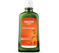 Weleda Arnica Olio per Massaggi decontratturanti per trattamenti di contratture e tensioni muscolari da fatica e stress, ideale per applicazione pre e post attività sportiva (1x200ml)