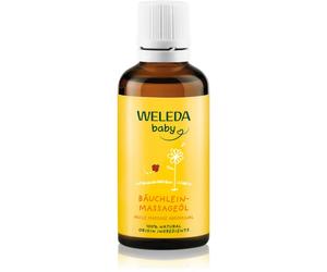 Weleda Baby olio per il massaggio della pancia dei neonati 50 ml