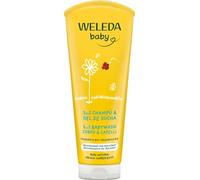 Weleda Baby Wash Calendula Corpo&Capelli 2in1 Delicato 200ml | bagnoschiuma neonato,calendula,weleda,shampoo bambini,2in1,detergente delicato,corpo capelli,bio,bagnetto,pelle sensibile