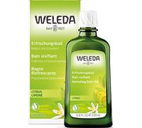 Weleda Bagno Rinfrescante Limone, formula lattiginosa e non schiumogena a base di puro olio essenziale di limone, dermatologicamente testato (1X200 ml)