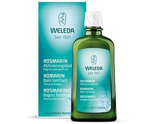 Weleda Bagno Tonificante Rosmarino, formula lattiginosa e non schiumogena a base di puro olio essenziale di rosmarino, dermatologicamente testato (1X200 ml)