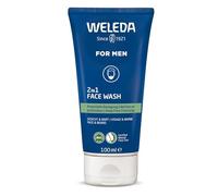 WELEDA Bio for Men 2 in 1 Face Wash - rinfrescante cosmetico naturale per la pulizia del viso/barba gel detergente con corteccia di salice e radice di liquirizia. Gel detergente da uomo per viso e