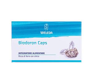 Weleda Biodoron Caps, Integratore alimentare a base di ferro solfato e silicio naturale, indicato negli stati di anemia ferro-carenzale (1 confezione da 20X3g)