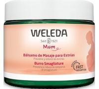 Weleda Burro Smagliature, previene e riduce l'aspetto delle smagliature, con centella asiatica, burro di karité e di cacao bio, sviluppato con farmacisti e ostetriche (1x150 ml)