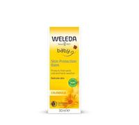 Weleda Baby Calendula Weather Protective Balm crema giorno per il viso per tutti i tipi di pelle 30 ml per bambini