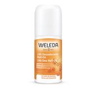 Weleda Deo Roll-on Olivello spinoso, deodorante roll senza sali d'alluminio, con note di pompelmo, mandarino e sandalo, per 24h di efficacia e protezione (1X50 ml)