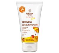 Weleda Baby & Kids Sun Edelweiss Sunscreen Sensitive SPF50 crema solare per bambini per corpo e viso 50 ml per bambini