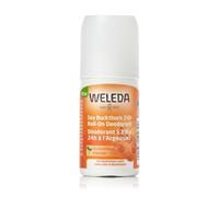 Weleda Deo Roll-on Olivello spinoso, deodorante roll senza sali d'alluminio, con note di pompelmo, mandarino e sandalo, per 24h di efficacia e protezione (1X50 ml)