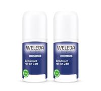 Weleda Deodorante da uomo Roll-on 24H, confezione da 2 x 50 ml