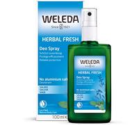 Weleda Deodorante Salvia, fragranza con puri oli essenziali naturali di salvia, rosmarino e lavanda, senza sali d'alluminio, dermatologicamente testato (1X100 ml)