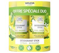 Weleda Deodorante Stick Citrus Bergamotto Confezione da 2 x 50 g