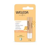 Weleda Proteggi Labbra Everon, trattamento nutriente e idratante per labbra morbide e setose, con cera d'api, burro di karité e cera di rosa (1X4,8 g)