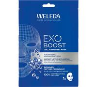 Weleda Exo Boost Maschera in tessuto al collagene con genziana estiva e stella alpina alpina