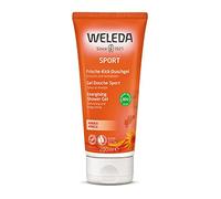 Weleda Gel Doccia Sport Arnica, docciaschiuma con ingredienti bio certificati, formula biodegradabile e tensioattivi vegetali delicati, azione tonificante e rinfrescante (1x200ml)