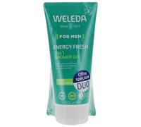 Weleda Homme - Gel doccia Energy Fresh 3 in 1, confezione da 2 x 200 ml