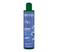 WELEDA Hydra Shine, shampoo idratante biologico con acido ialuronico e profumo floreale fruttato per capelli brillanti, shampoo naturale per la cura dei capelli, senza silicone, per capelli normali