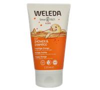 Weleda Kids 2in1 Shower & Shampoo Fruity Orange 150 ml Doccia e Bagno