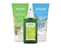 Weleda Kit 2 bagnoschiuma Limone + Mandarino e deodorante Limone