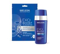 Weleda Maschera in tessuto (20ml) e siero viso (30ml) Exo Boost