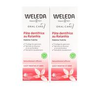 Weleda Pasta Dentifricia Ratanhia 2x75 ml - Igiene orale