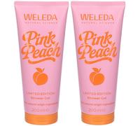 Weleda Pink Peach Gel Doccia Rinfrescante 2x200 ml