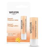 Weleda Proteggi Labbra Everon, trattamento nutriente e idratante per labbra morbide e setose, con cera d'api, burro di karité e cera di rosa (1X4,8 g)