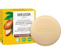WELEDA Shampoo biologico per la riparazione e la cura: sapone naturale per la cura dei capelli protegge da doppie punte e rotture dei capelli con burro di karitè biologico, olio di argan e cheratina.
