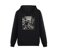 WELENAGA Men Long Sleeve Printed Hoodies Despised Icon Discharged Beast Hoody Sweatershirt Black M