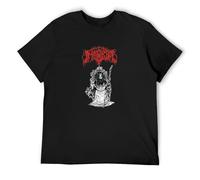 WELENAGA Men's Immortal Throne Graphic Top Printed Shirt Short Sleeve Mens Tee T-Shirts Black M