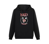 WELENAGA Men's Long Sleeve W.A.S.P Wild Child Hoody Sweatershirt Black L