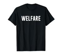 Welfare Maglietta con Stampa Grafica Economica