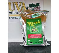 Welgro T20 Concime NPK 20-20-20 idrosolubile + Microelementi- 2,5 Kg