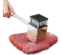 Welhammsae Batticarne, Batticarne Acciaio Inox Professionale, Meat Tenderizer, Martello da Bistecca per bistecche, Pollo, Maiale, Lavabile in lavastoviglie