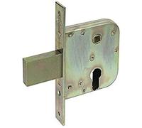 Serratura da infilare per cancelli con quadro catenaccio e scrocco 070 - mm.50 c